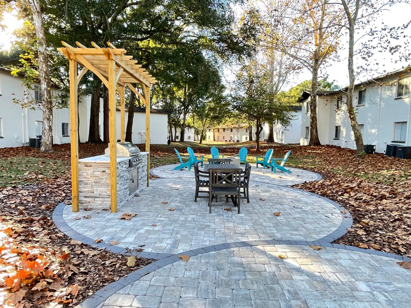 Grill area at Hammocks off Newberry (3 of 8)