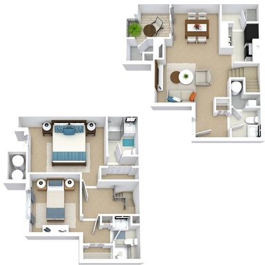 2 Bedroom 2 Bathroom Townhome – photo 1