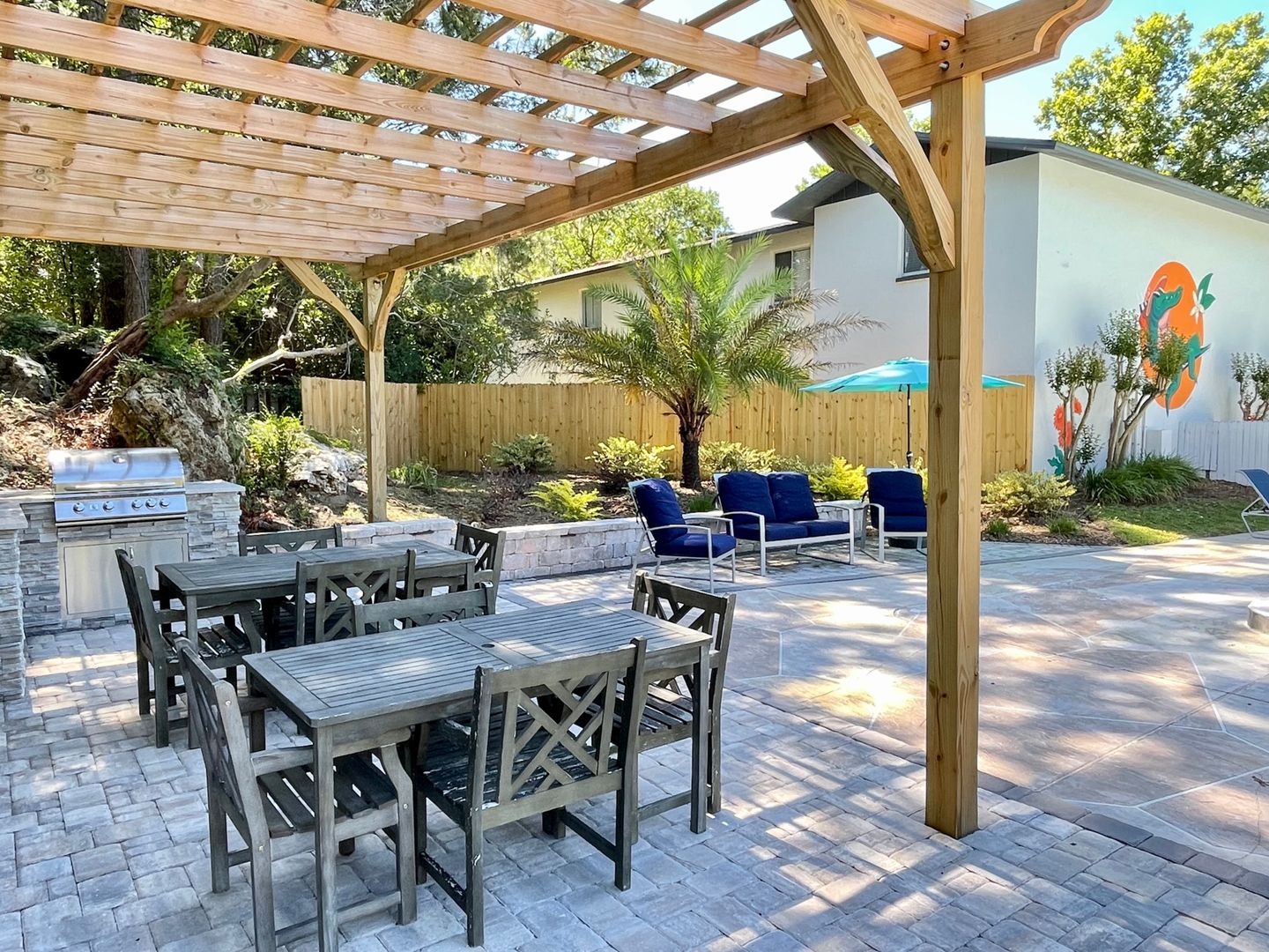 Grill area at Hammocks off Newberry (5 of 8)