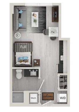 Studio Apartment in Downtown Orlando – The Cassatt – photo 1