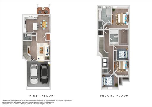 The Lincoln - 4 Bedroom Townhome with 2 Car Garage Available! – photo 1