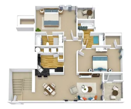 The Union – Spacious 2 Bedroom, 2 Bathroom | 1,163 sq.ft. – photo 1