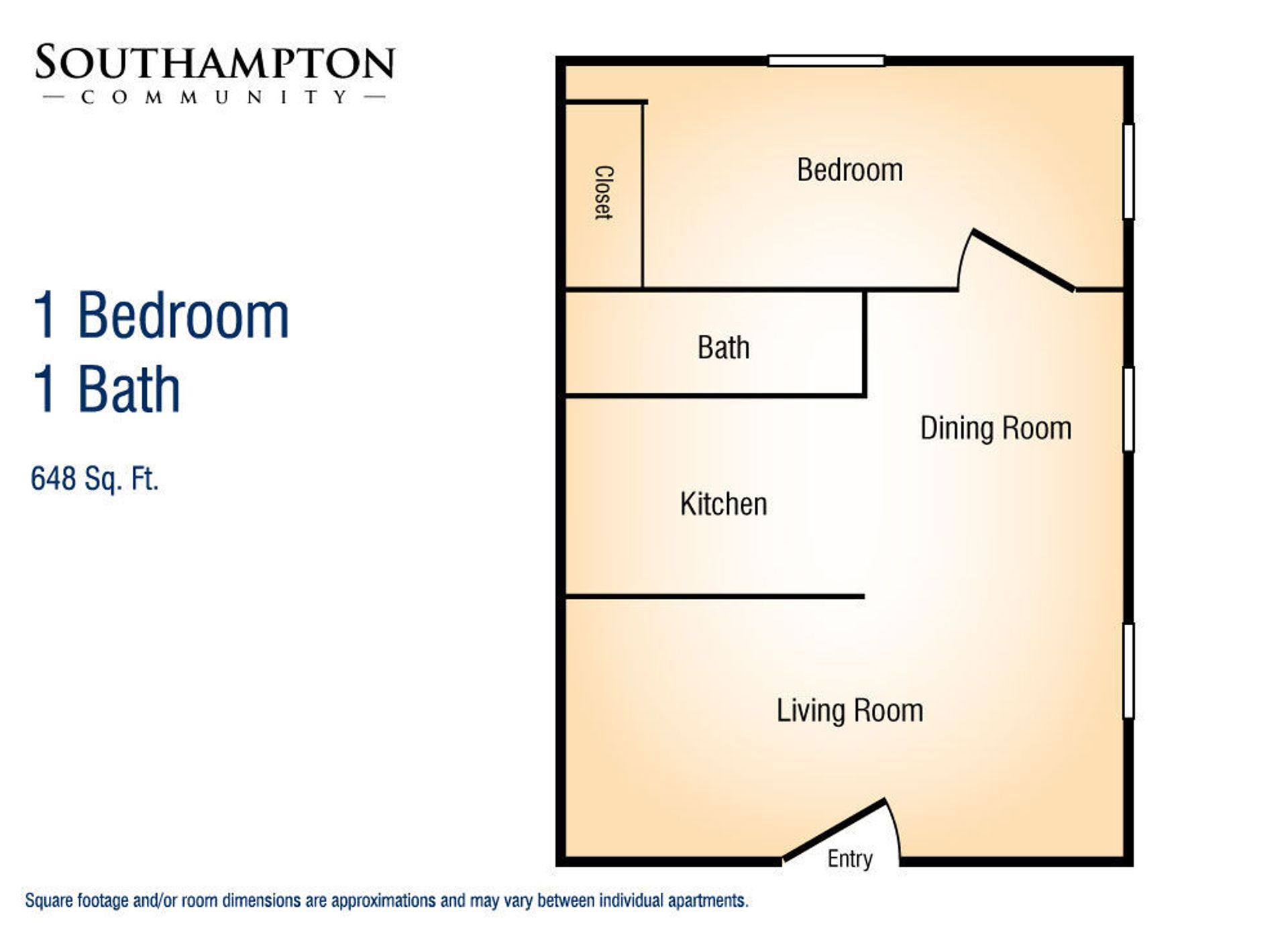 Triangle Apartment: 4118 Southway Lane