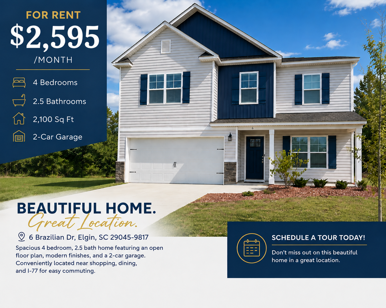Elgin House: 6 Brazilian Dr