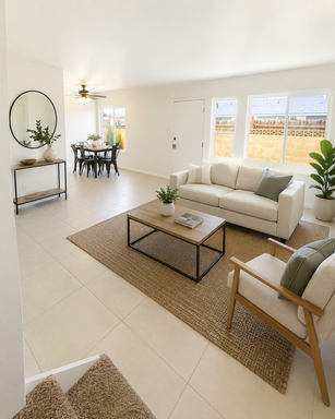Bright 2 bedroom home with updated kitchen and bathroom