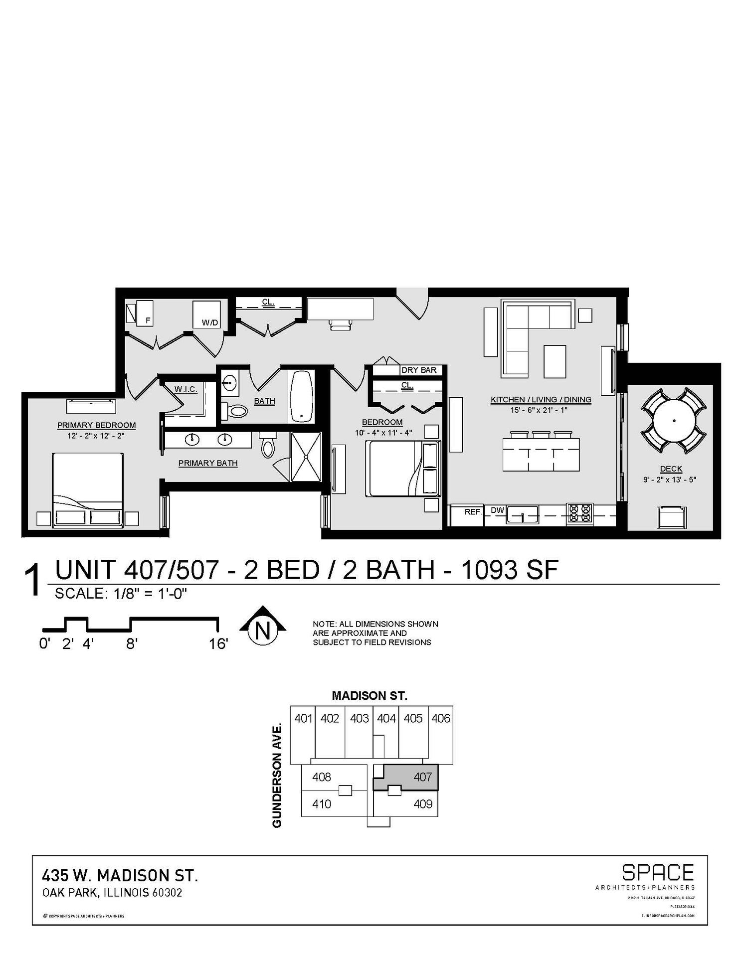 Oak Park Apartment: 435 Madison Street