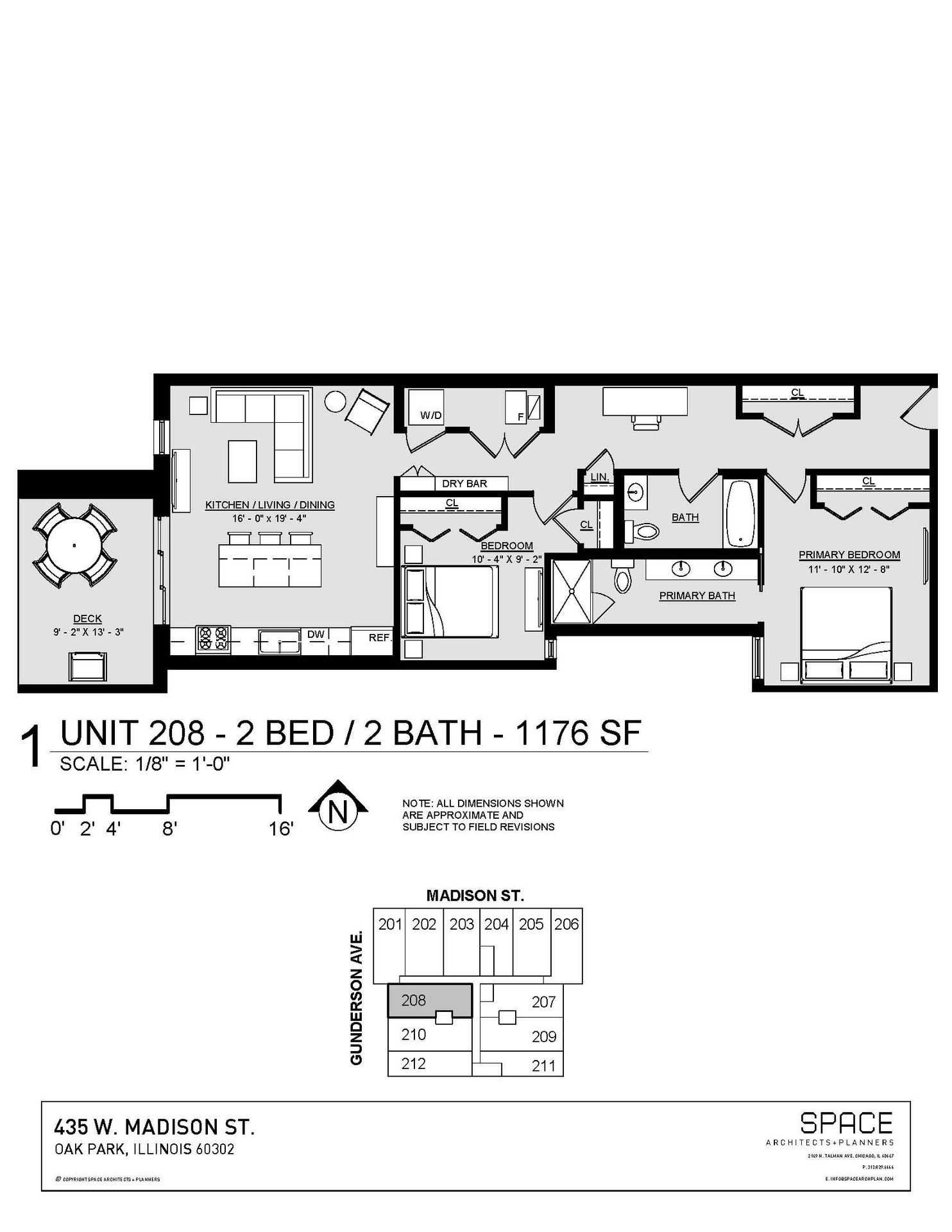 Oak Park Apartment: 435 Madison Street
