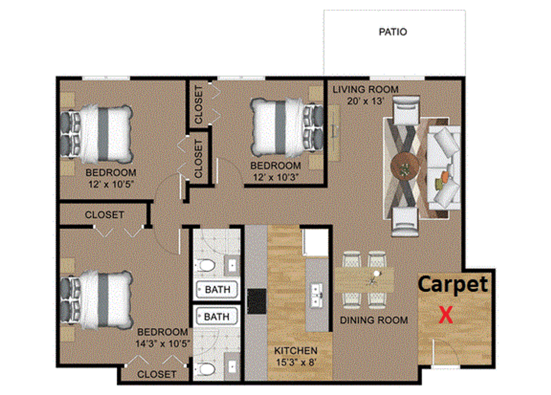 Des Moines Apartment: 2800 Fleur Dr