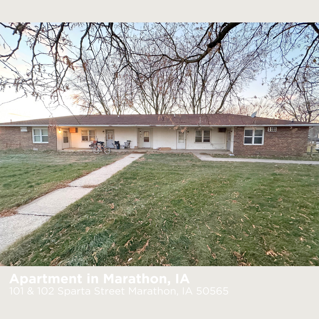 Marathon Apartment: 101 & 102 Sparta Street