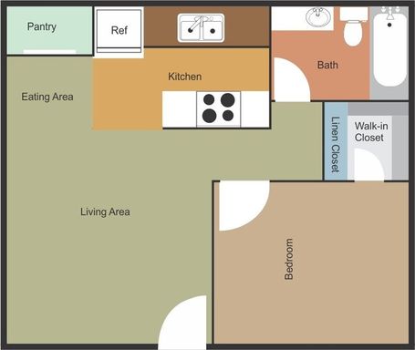 Spacious One-Bedroom Living Made Simple – photo 1