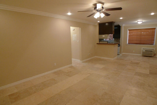 Spacious 2 Brs + 1 Bath Apt has Granite counters and Elegant features