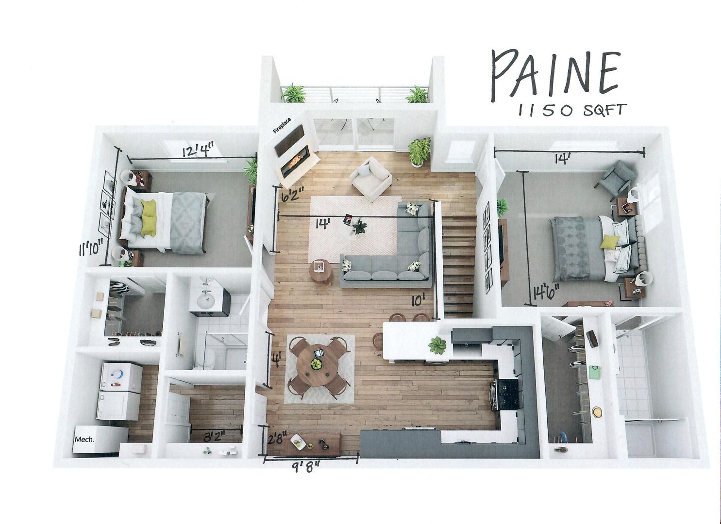 Oshkosh Apartment: 2609 Witzel Ave