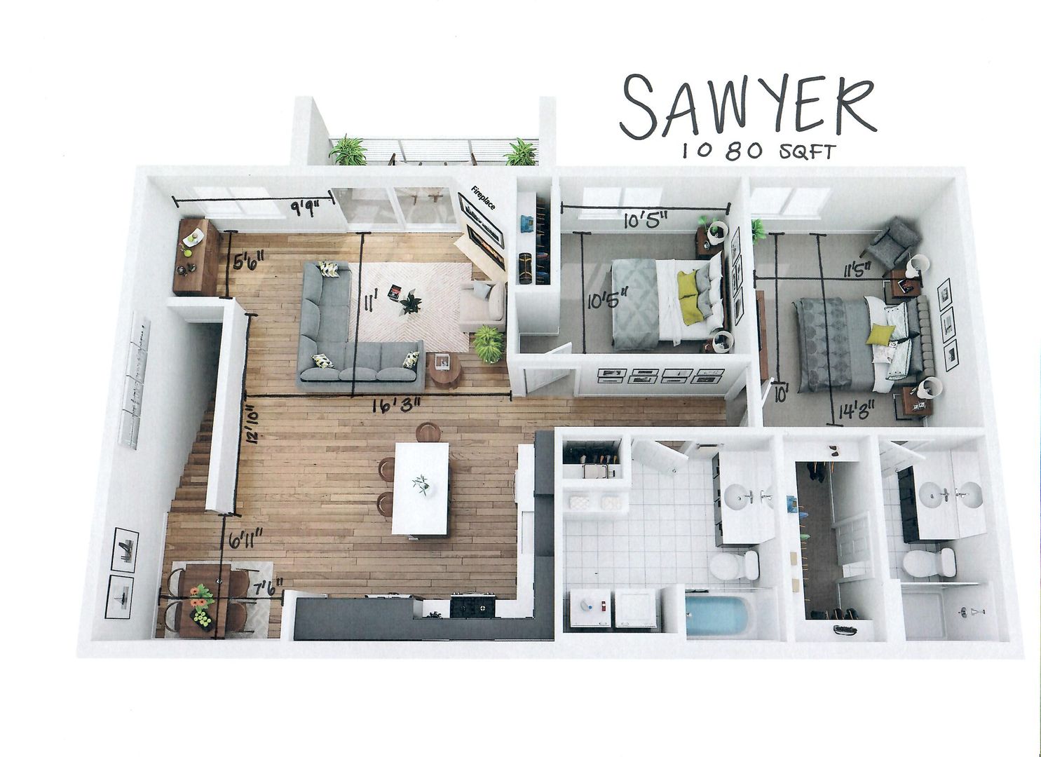 Oshkosh Apartment: 2609 Witzel Ave