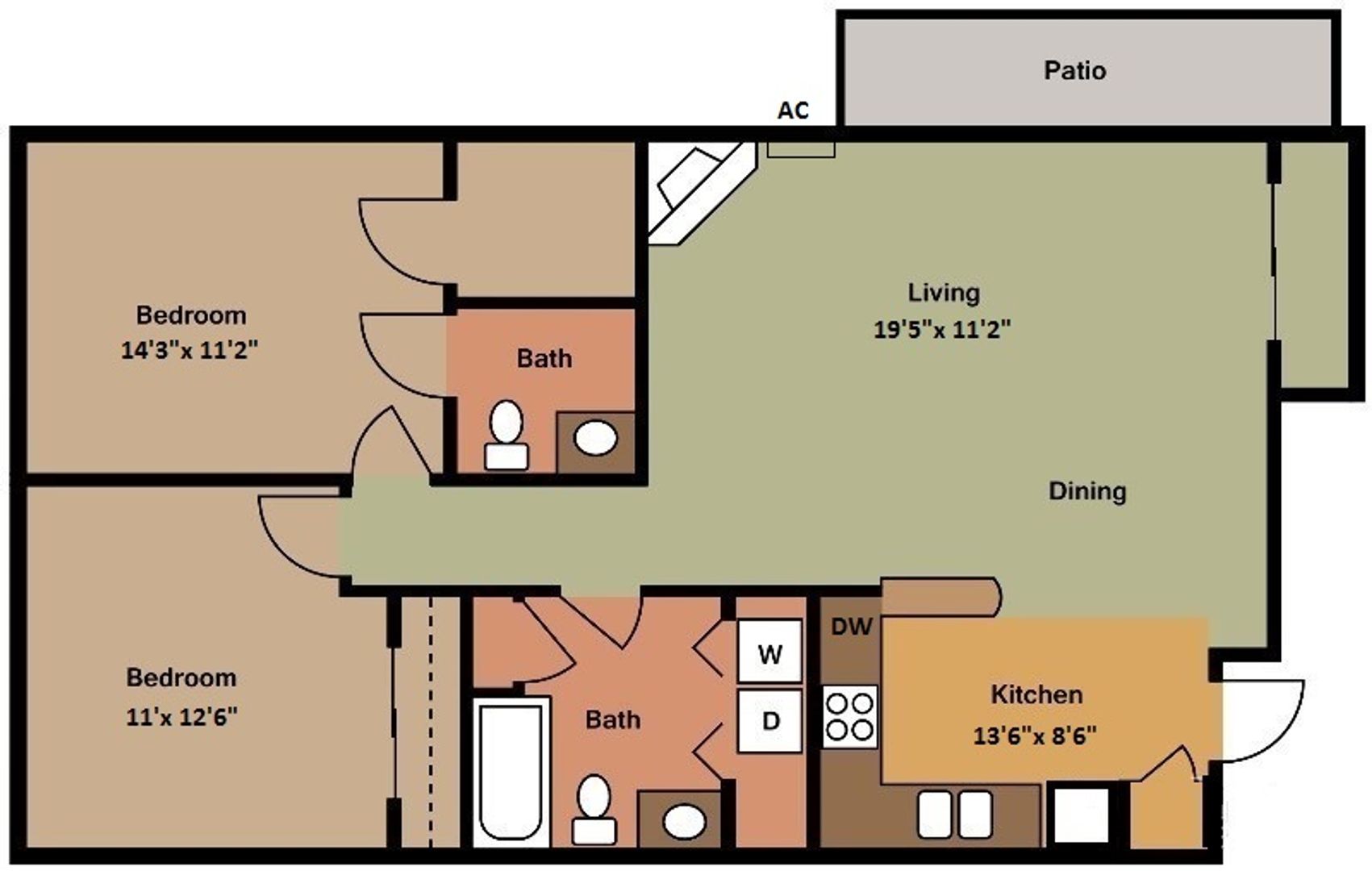 Baraboo Apartment: 1300 Walnut Street