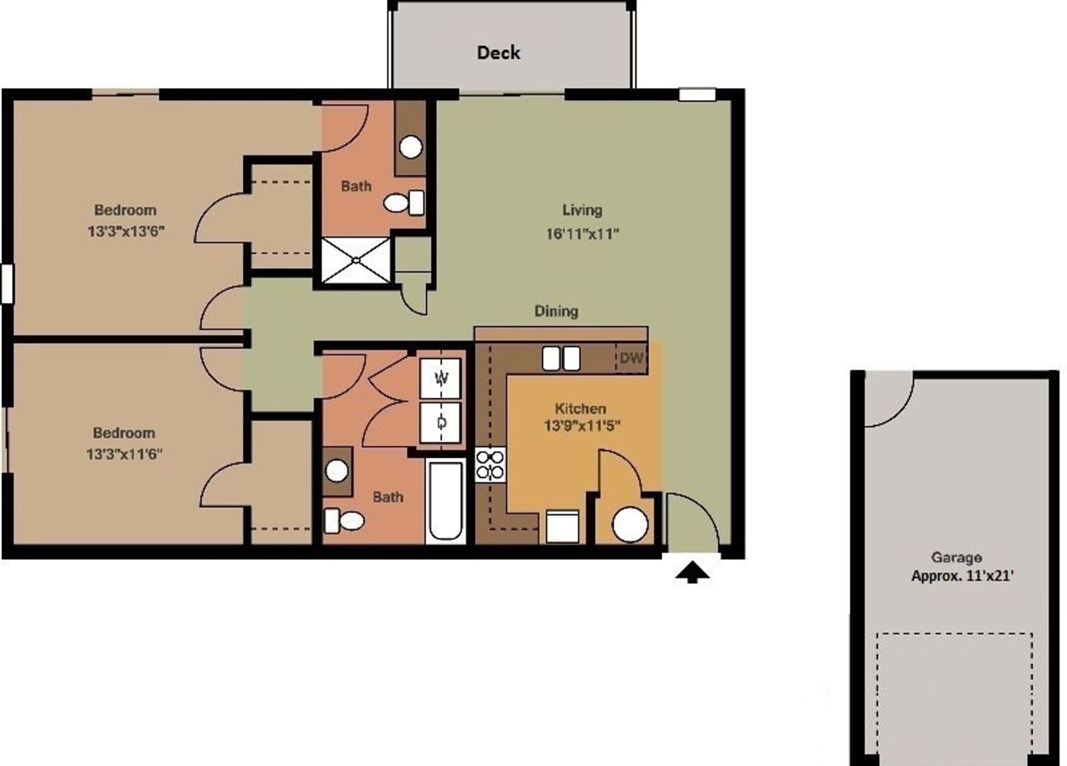 Baraboo Apartment: 1410 - 1440 Walnut Street