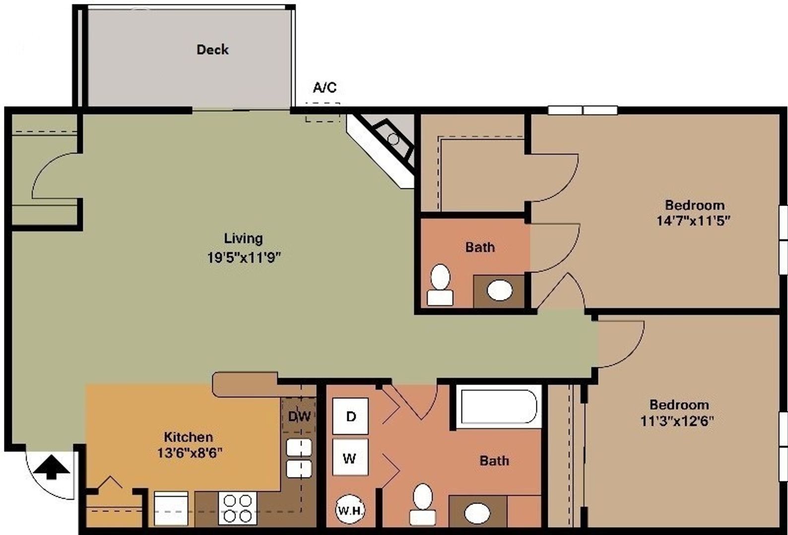 Beaver Dam Apartment: 201 Monroe Street