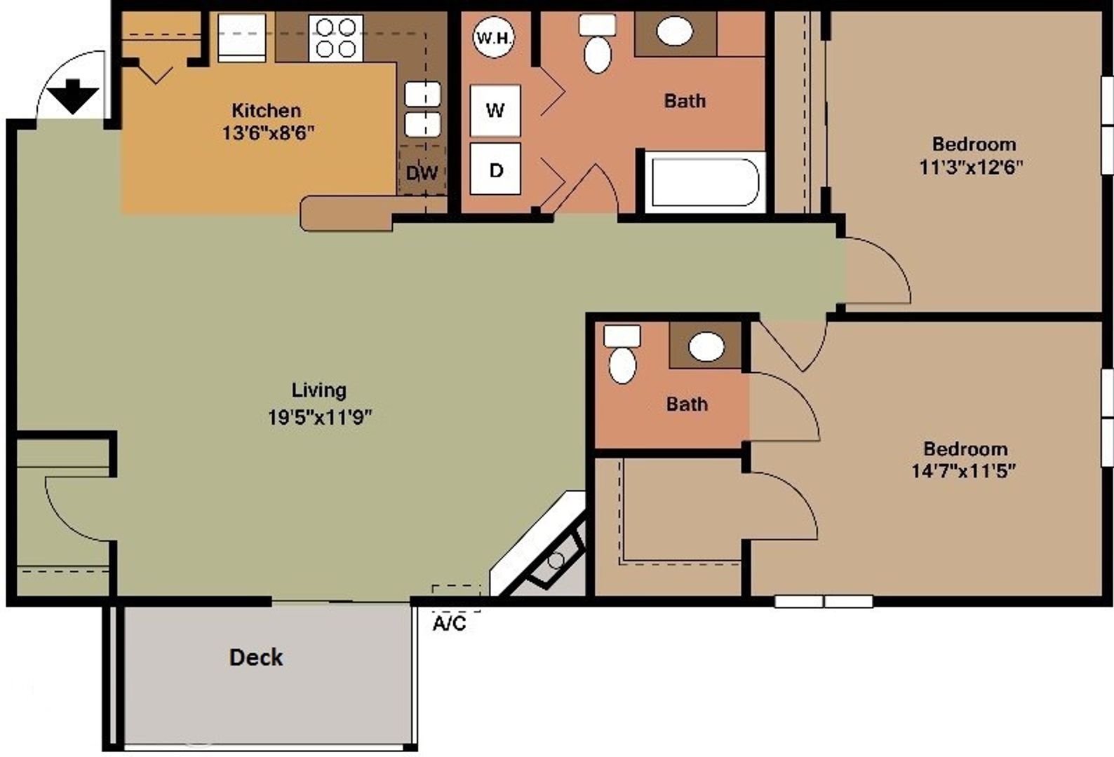 Baraboo Apartment: 1300 Walnut Street