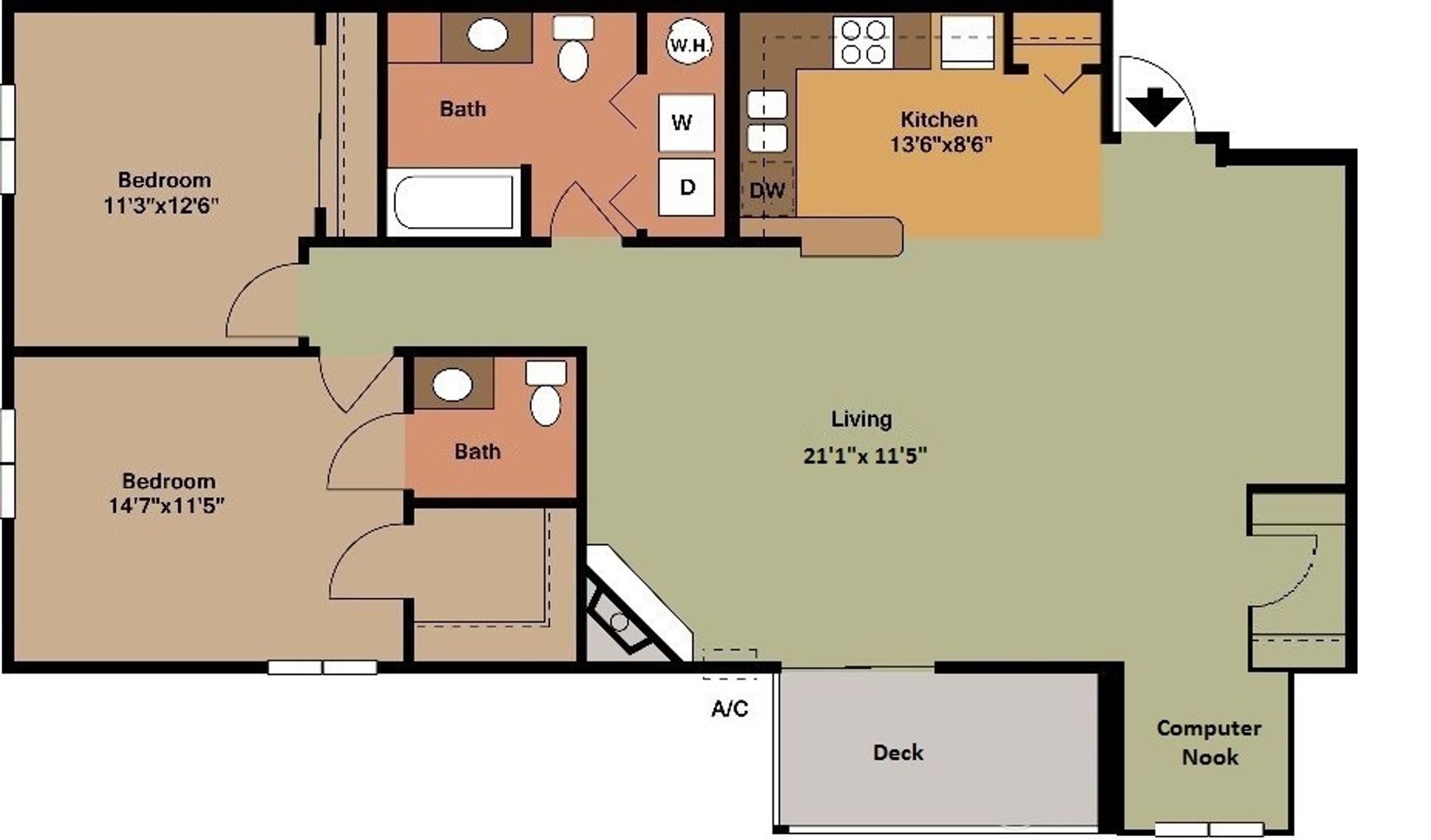 Baraboo Apartment: 1300 Walnut Street