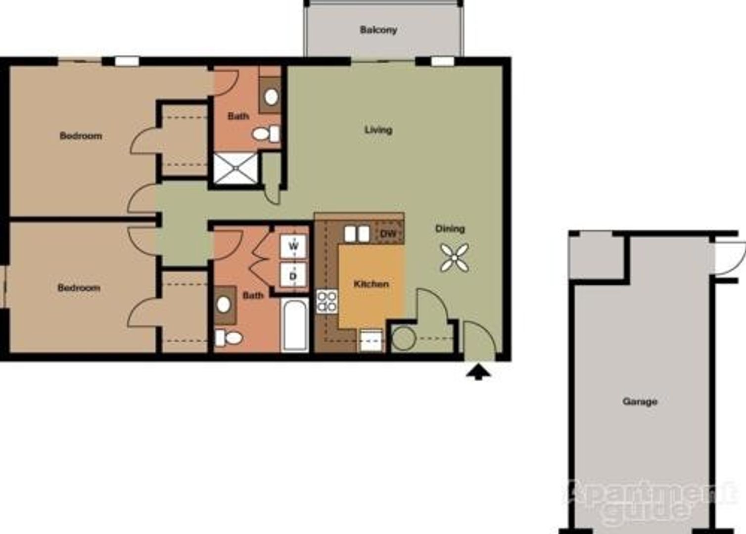 Watertown Apartment: 1301 Juneau Street, 1340, 1342, 1344, 1346, 1348 N. 4th Street Watertown WI 53098
