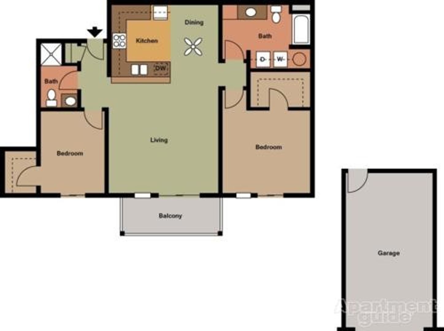 Watertown Apartment: 1301 Juneau Street, 1340, 1342, 1344, 1346, 1348 N. 4th Street Watertown WI 53098