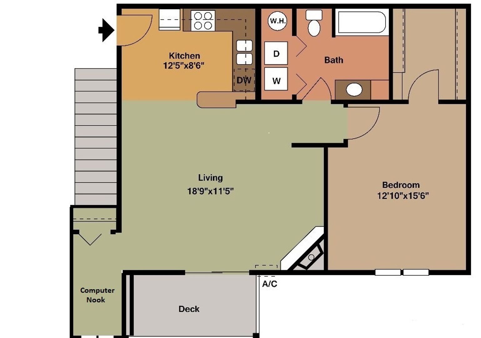 Baraboo Apartment: 1300 Walnut Street