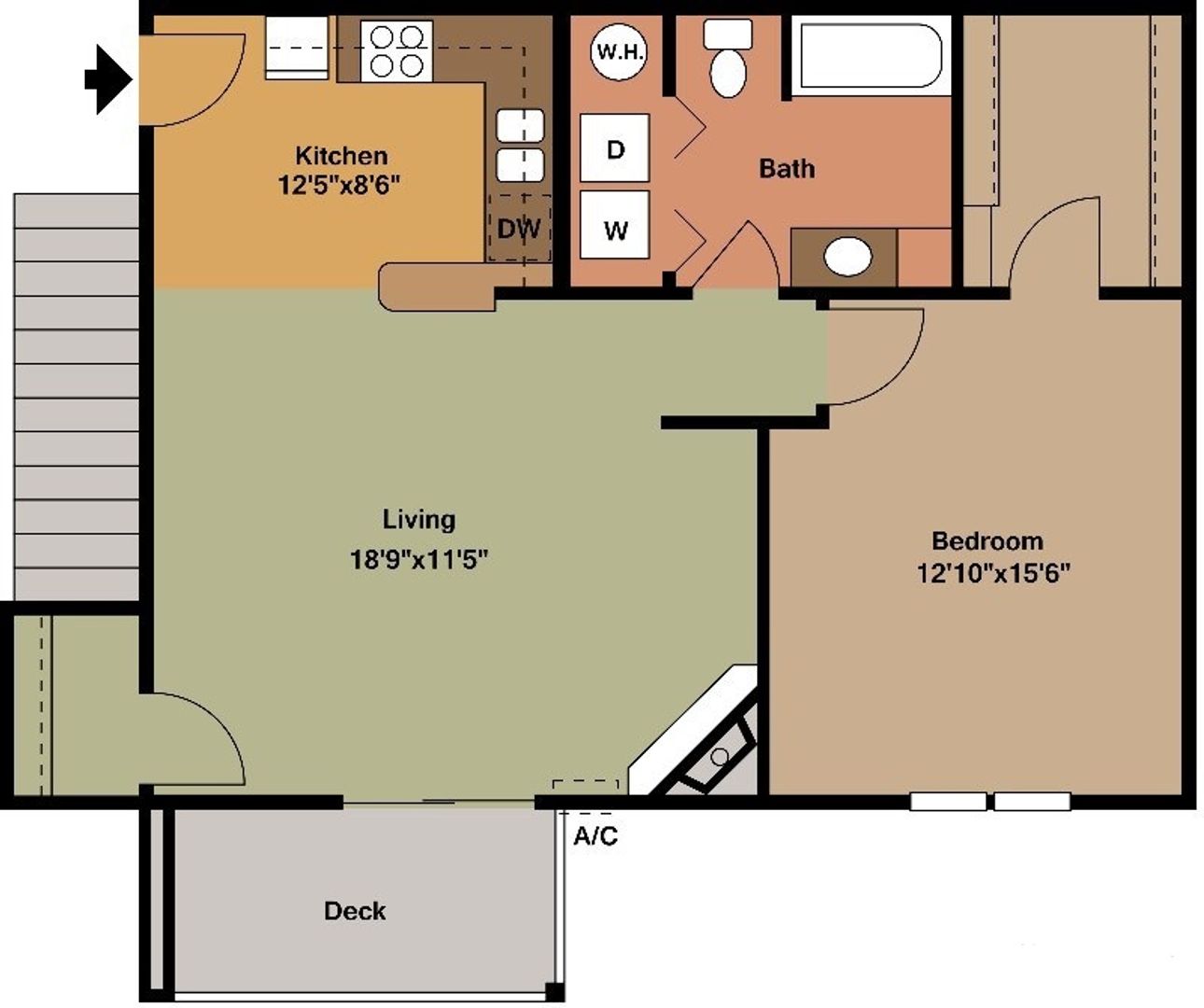 Baraboo Apartment: 1300 Walnut Street