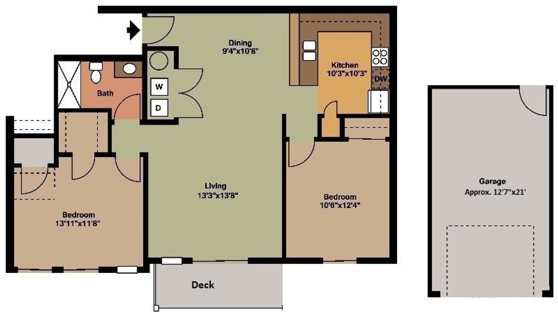 Baraboo Apartment: 1410 - 1440 Walnut Street
