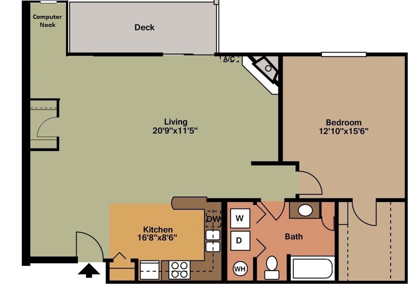 Baraboo Apartment: 1300 Walnut Street