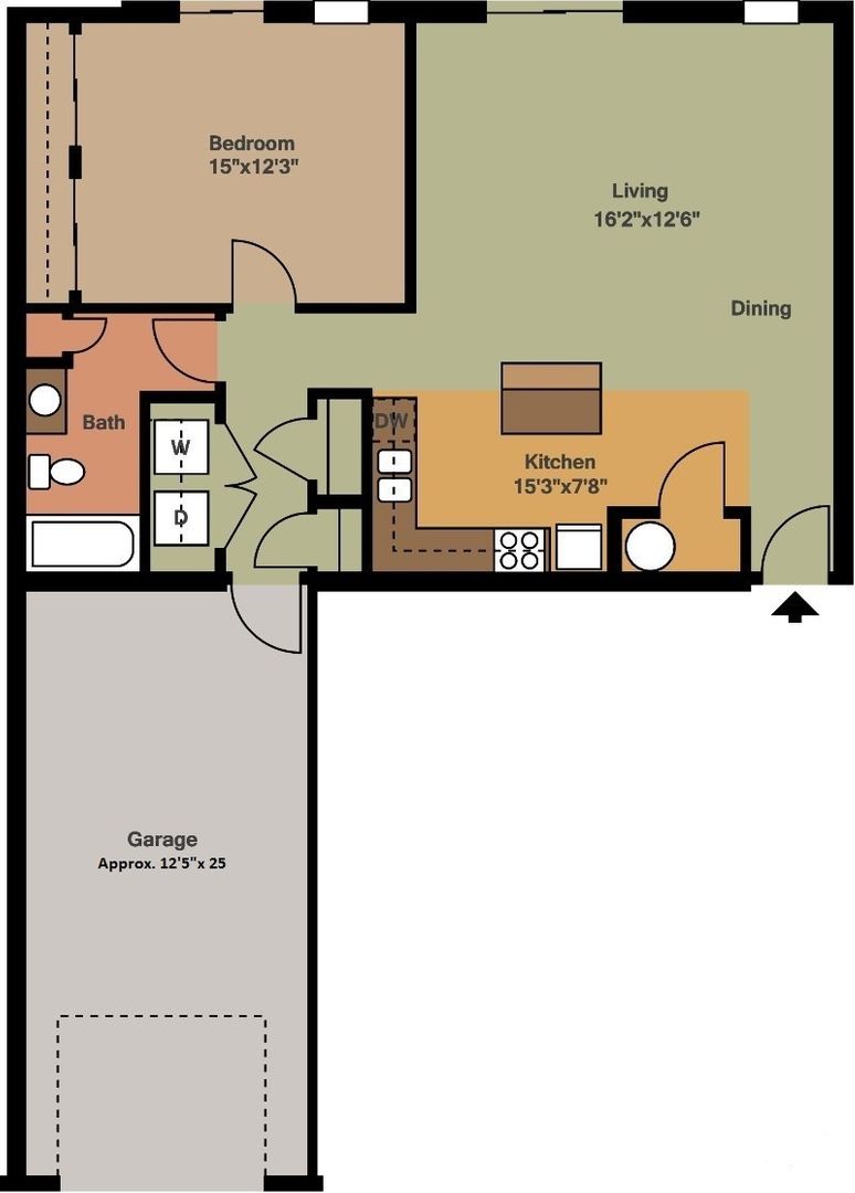 Baraboo Apartment: 1410 - 1440 Walnut Street
