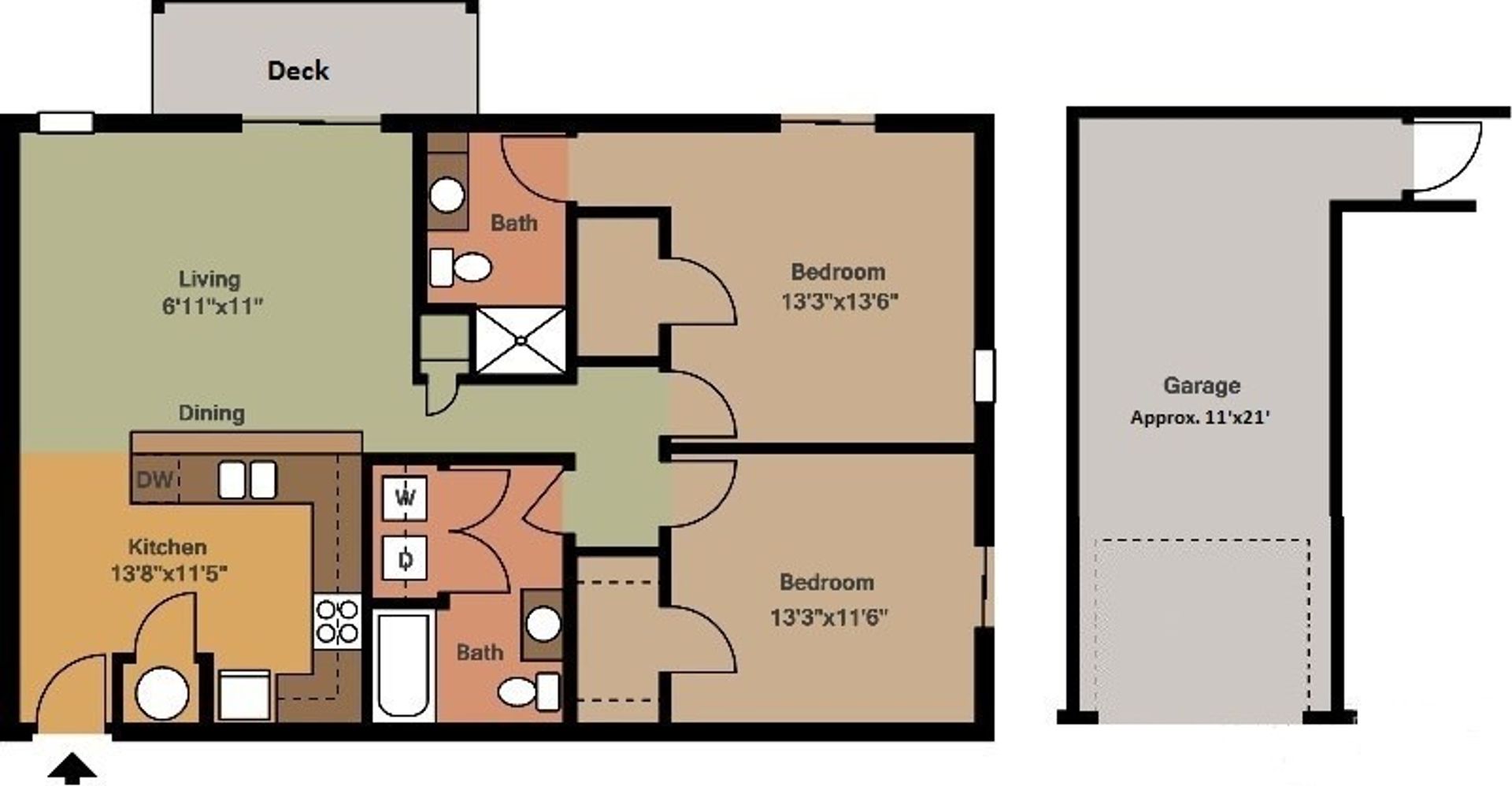 Baraboo Apartment: 1410 - 1440 Walnut Street