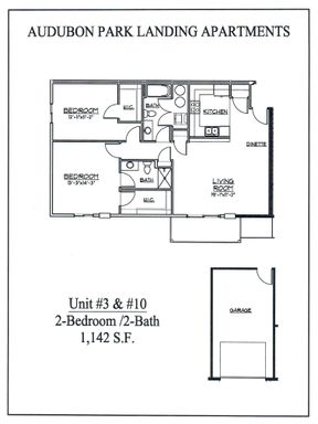 2 BED/2 BATH UPPER, ATTACHED GARAGE