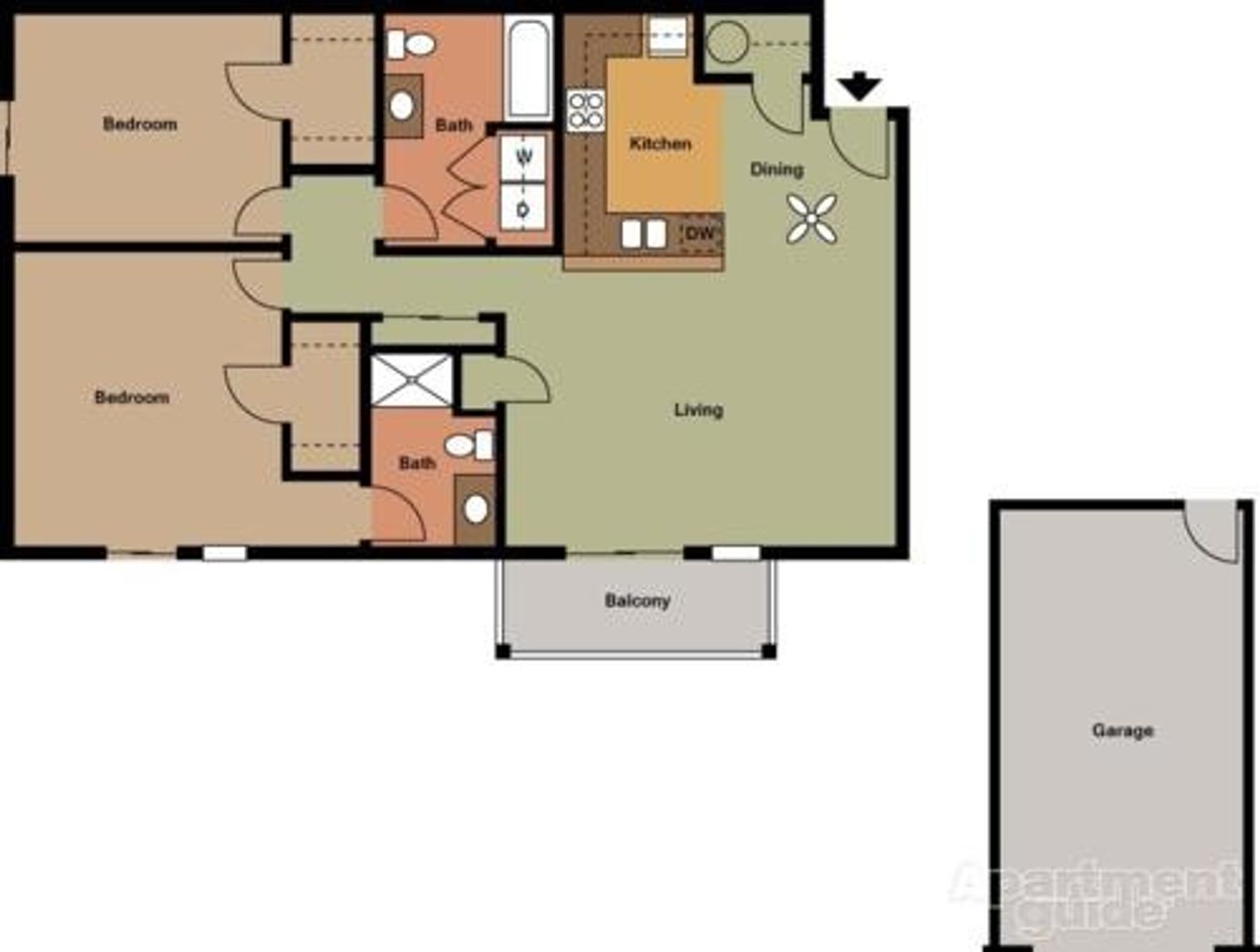 Watertown Apartment: 1301 Juneau Street, 1340, 1342, 1344, 1346, 1348 N. 4th Street Watertown WI 53098