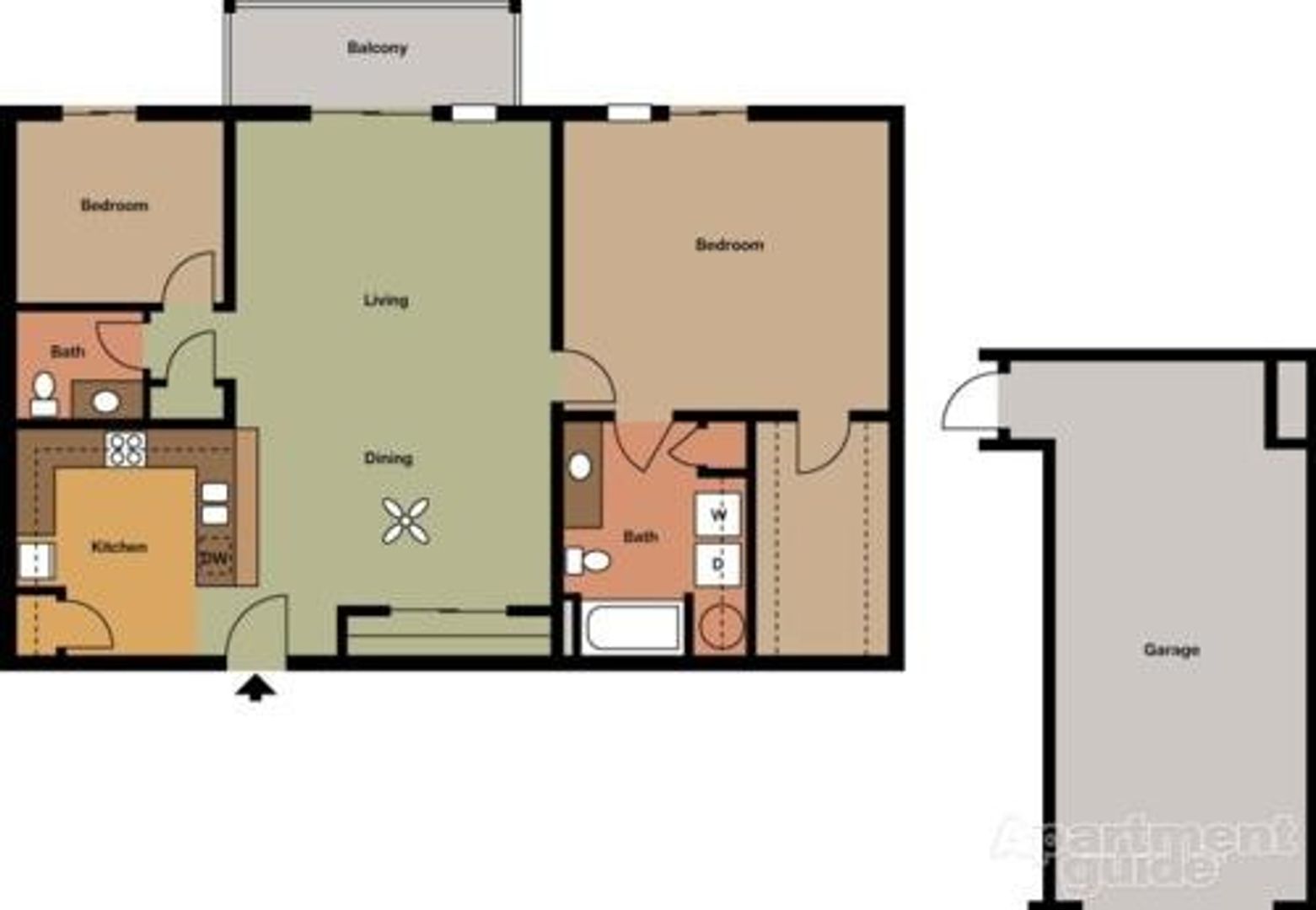 Watertown Apartment: 715 - 805 E. Reinel Street Jefferson, WI 53549