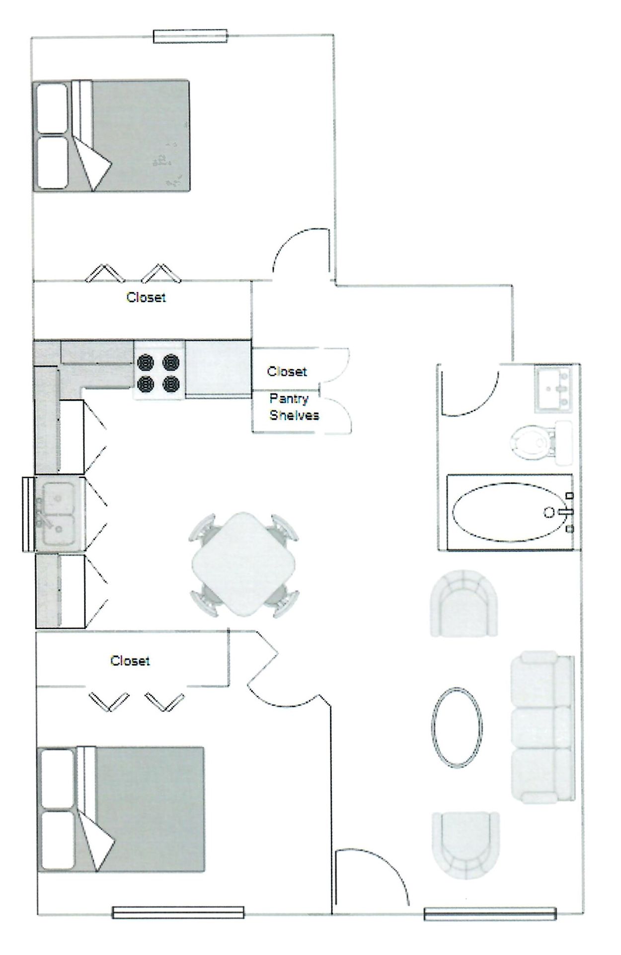 Watertown Apartment: 205 - 219A W. Jefferson St. & 603 - 617A S. Worthington St. Oconomowoc, WI 53066