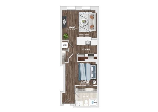 Charming 2 Bedroom/2 Bathroom Apartment Unit in Downtown Baltimore, MD! Unit 609
