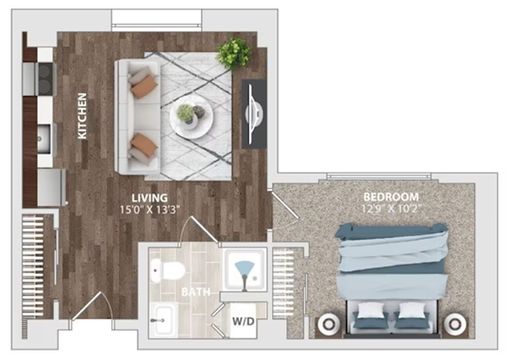 Charming 1 Bedroom/1 Bathroom Apartment Unit in Downtown Baltimore, MD! Unit 812