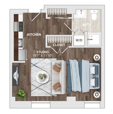 Charming 1 Bedroom/1 Bathroom Apartment Unit in Downtown Baltimore, MD! 721