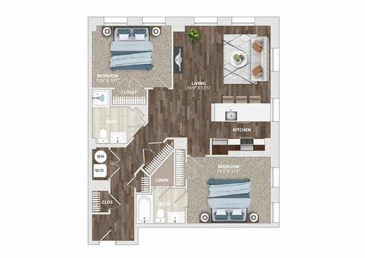 Charming 1 Bedroom/1 Bathroom Apartment Unit in Downtown Baltimore, MD! Unit 514 – photo 1