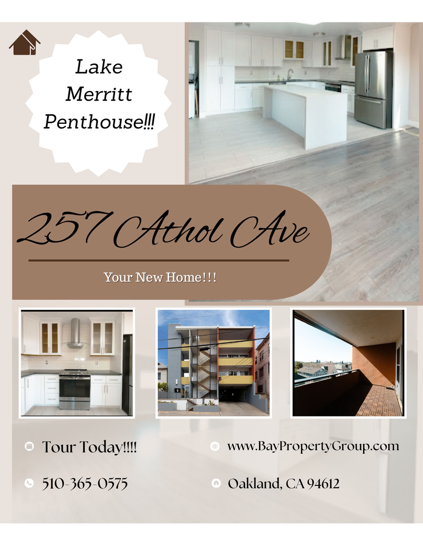 Oakland Apartment: 257 Athol Avenue