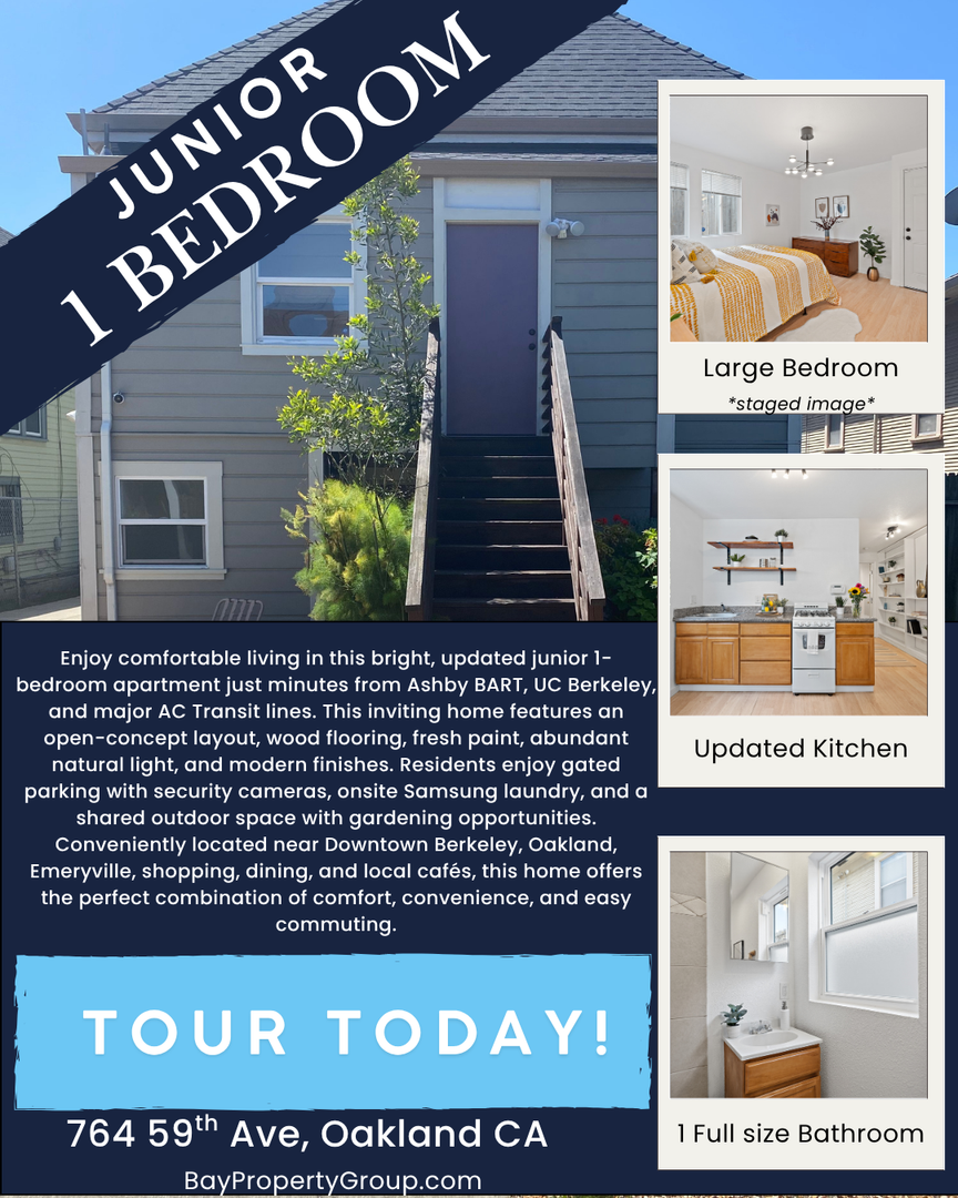 Oakland Apartment: 764 59th St.