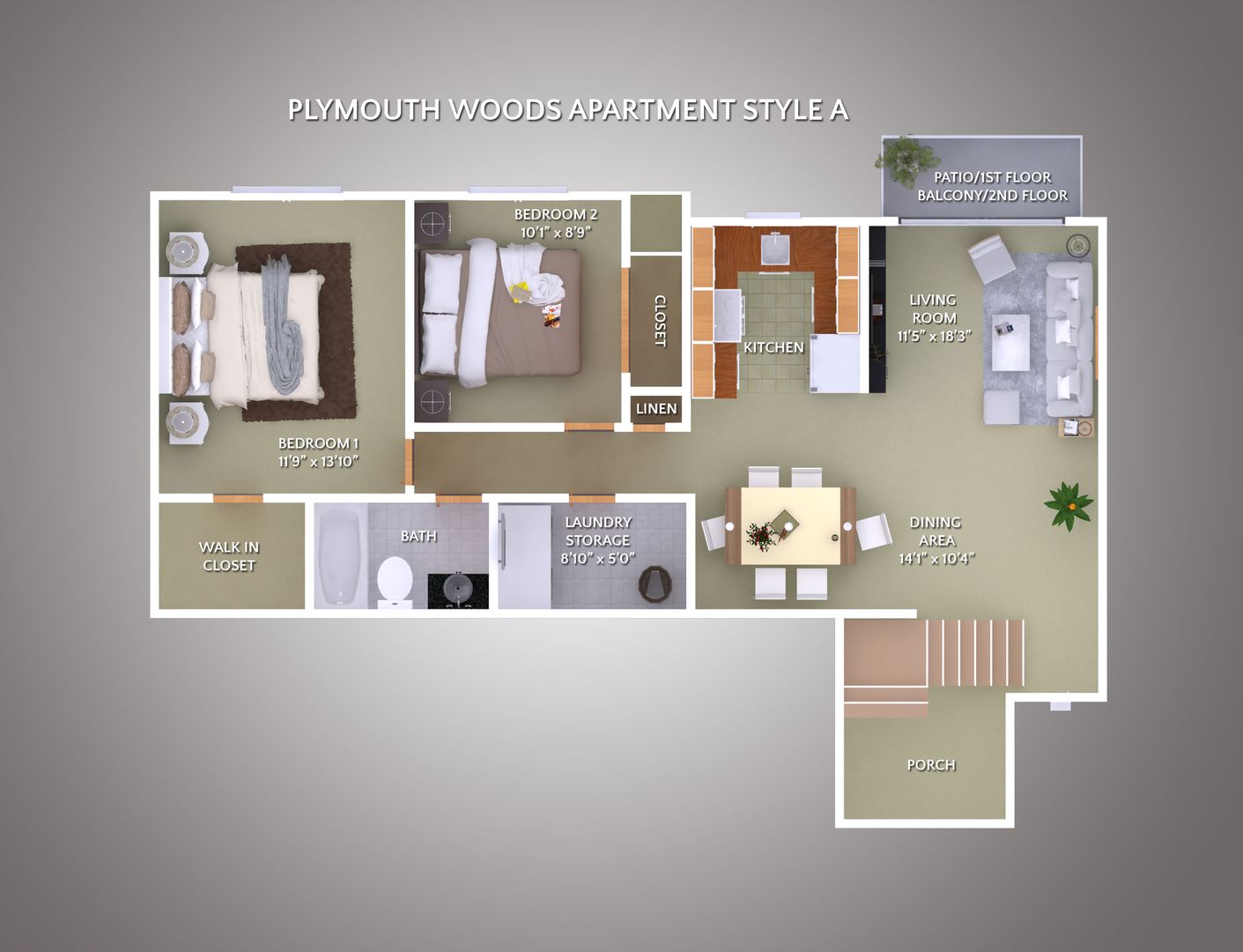 Livonia Apartment: 11618 Plymouth Woods Dr