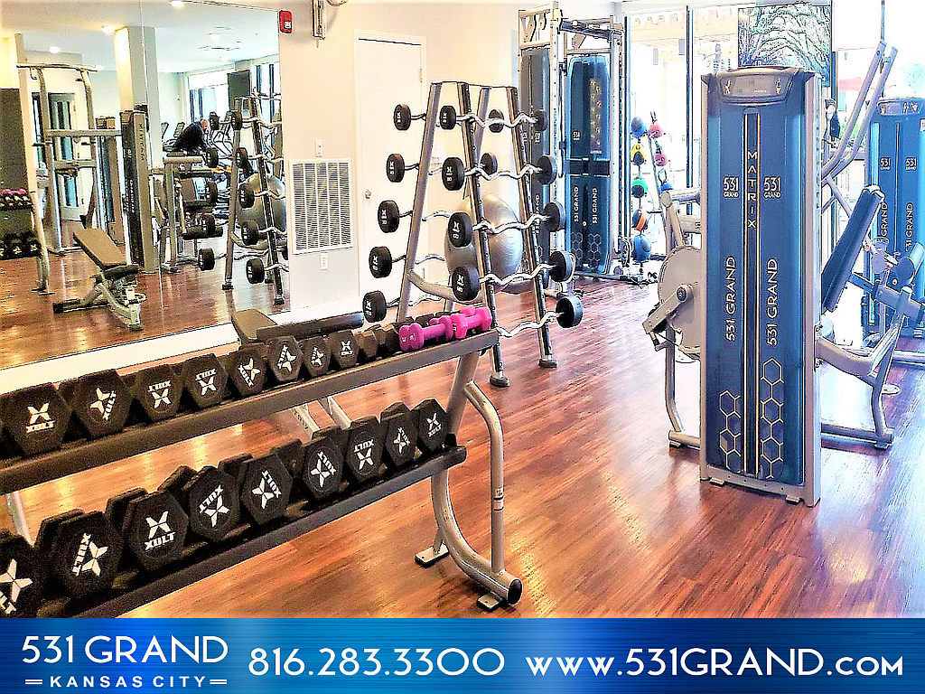 Gym at 531 Grand (8 of 8)