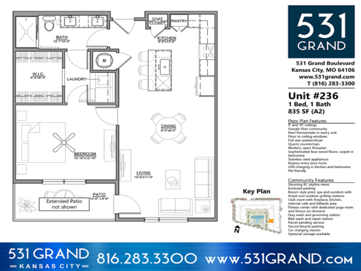 A2 Patio, Pool & Skyline View @531 Grand – photo 1