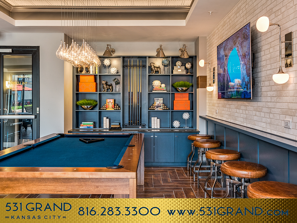 Game room at 531 Grand (3 of 3)