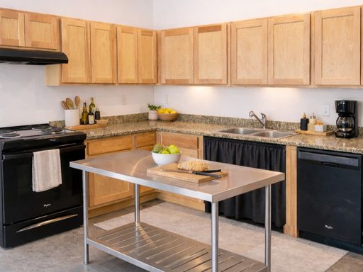 1x1 60% Greenwich ADA Floor Plan - One Bedroom, One Bath, Industrial Style Loft – photo 1