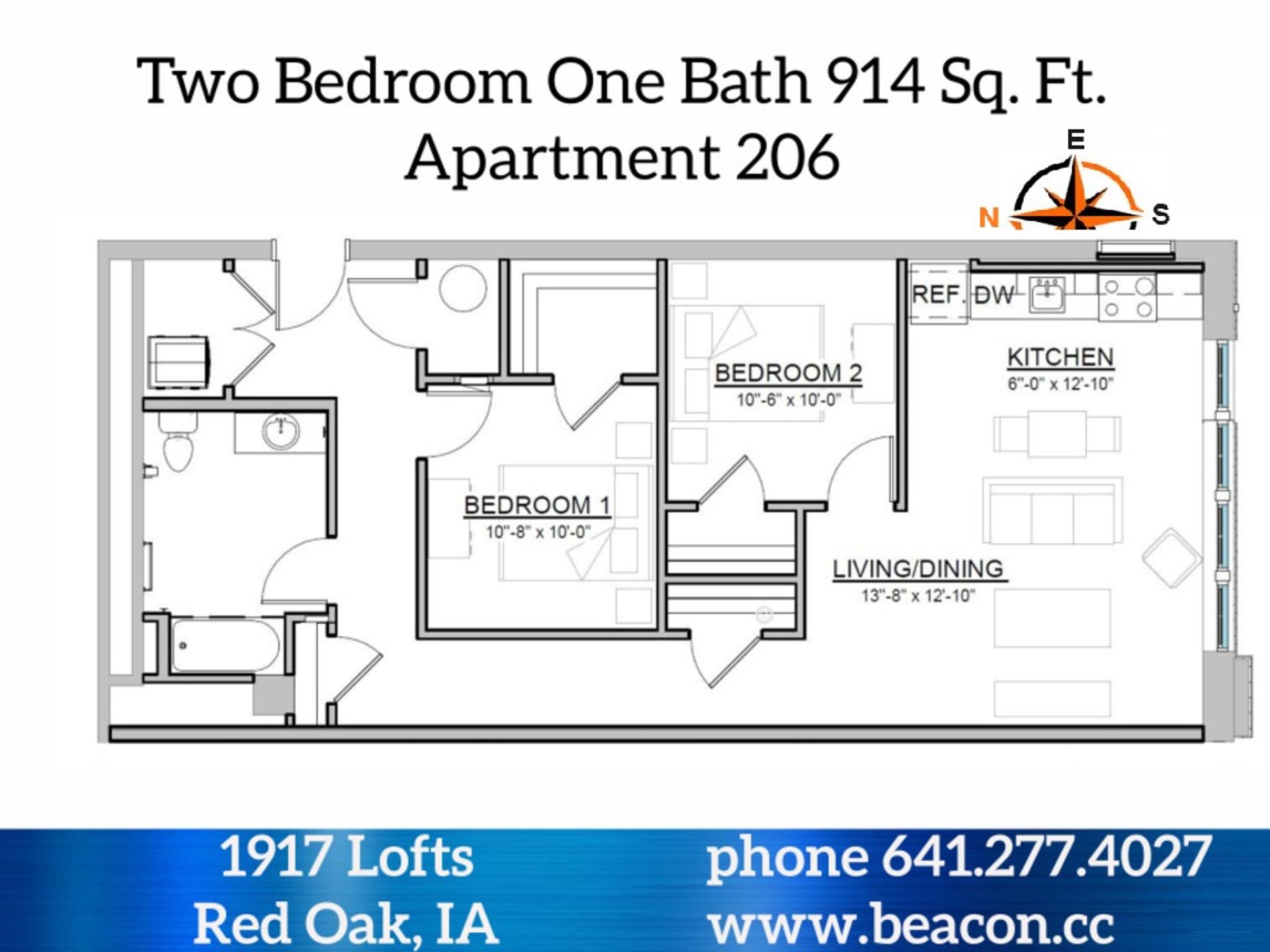 Red Oak Apartment: 308 E Corning