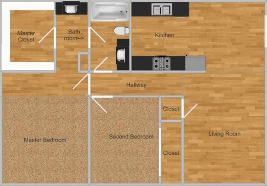 Merced Apartment: 2841 Park Ave
