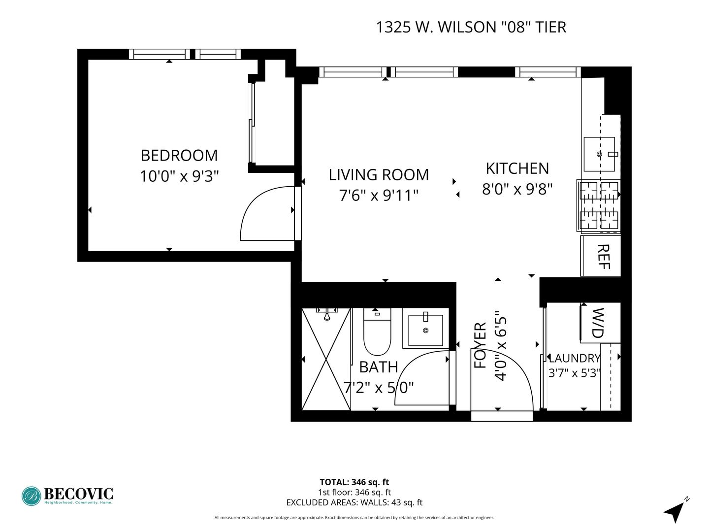 Chicago Apartment: 1325 W Wilson Avenue
