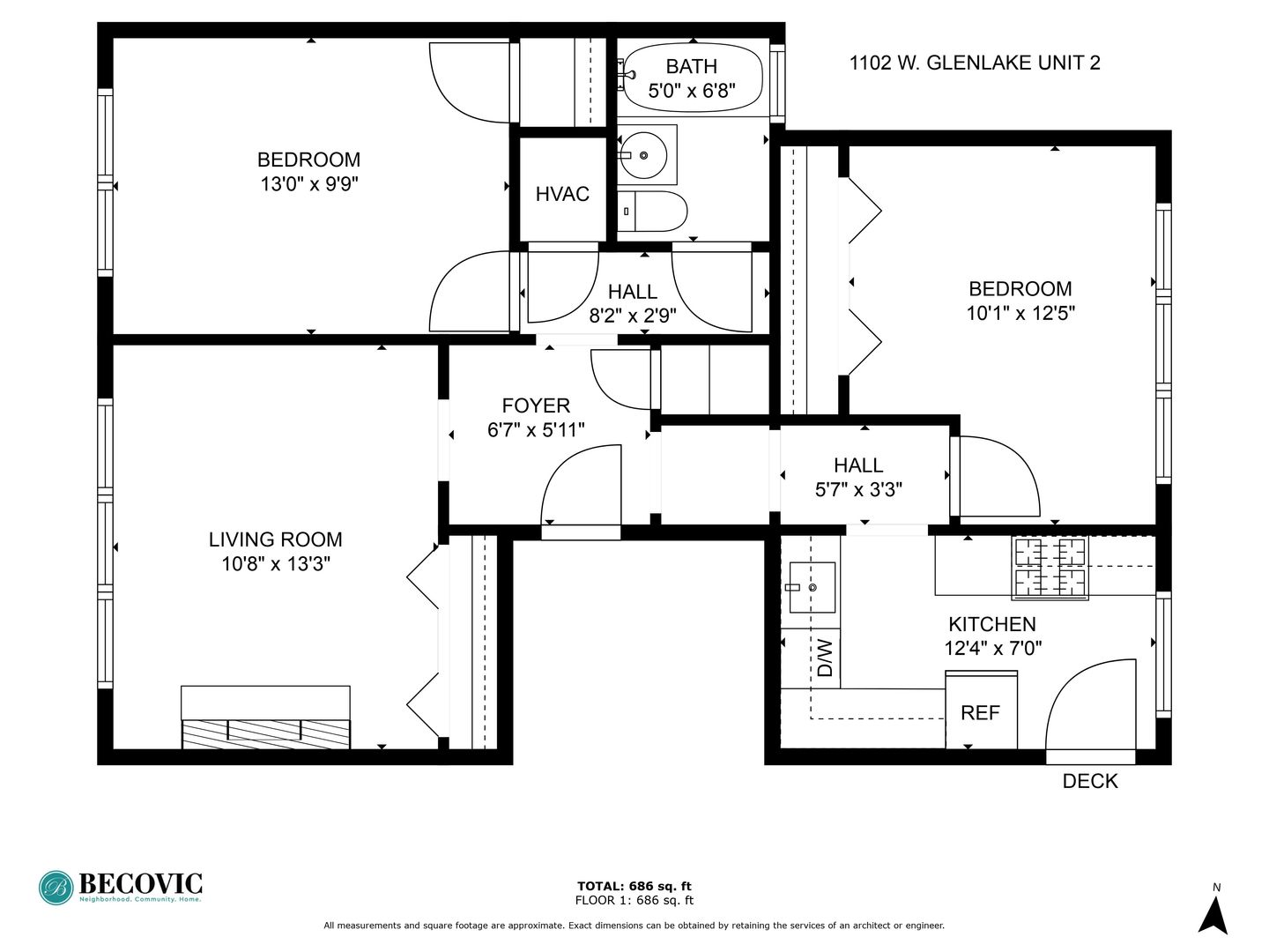 Chicago Apartment: 6100-6118 N Winthrop Ave