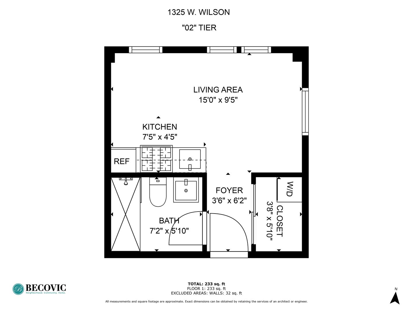 Chicago Apartment: 1325 W Wilson Avenue